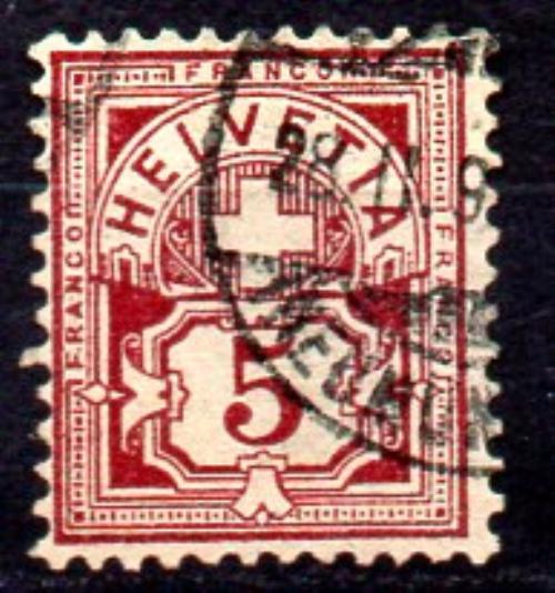 Suiza Año 1894 Nº Zumstein 60B (o)